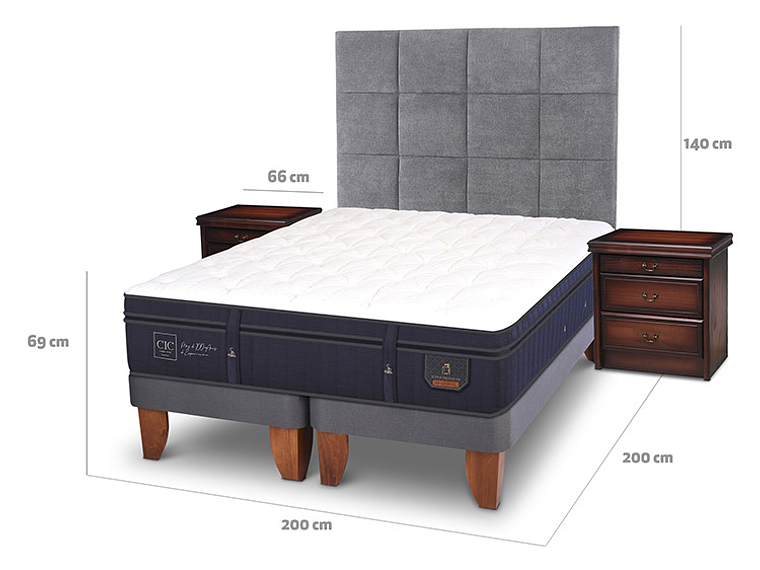 CAMA EUROPEA CIC SUPER PREMIUM SUPER KING + SET TAMESIS 3