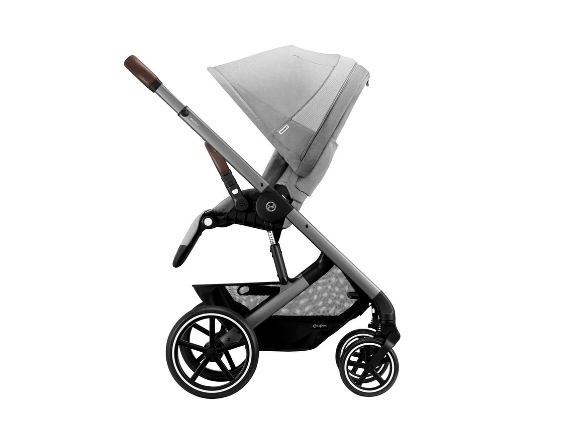 COCHE TRAVEL SYSTEM BALIOS S LUX 3.0 SLV L.GREY + ATON S2 + BASE 6