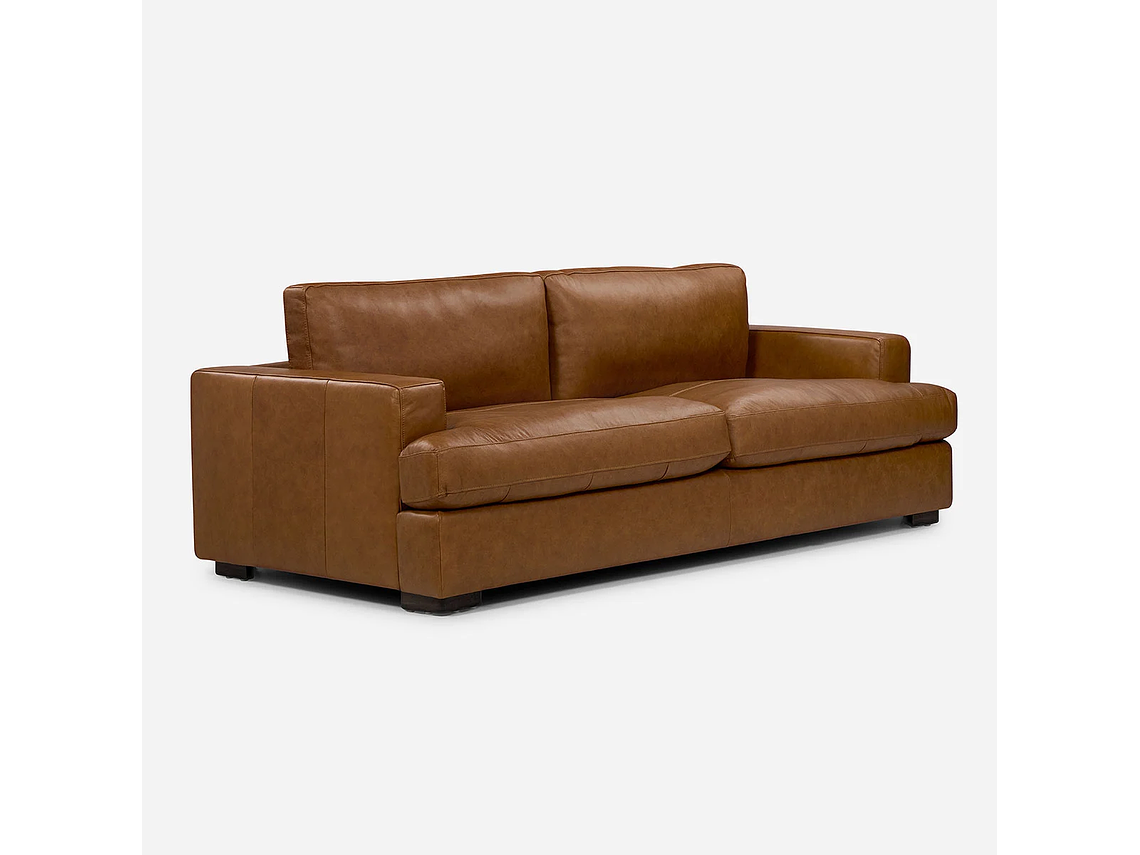 SOFÁ ROSEN TARANNA 3,5 CUERPOS CUERO CAMEL 4