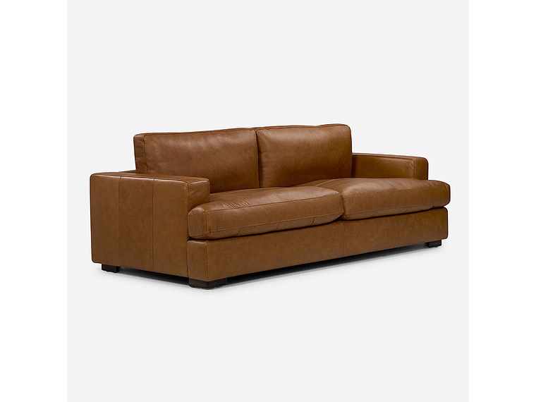 SOFÁ ROSEN TARANNA 3,5 CUERPOS CUERO CAMEL 4