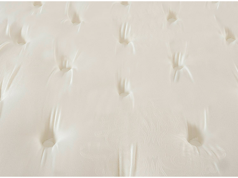 JUEGO DE DORMITORIO FLEX CAMA EUROPEA ETERNITY TOP SÚPER KING ARENA + RESPALDO TACHAS CRUDO 5