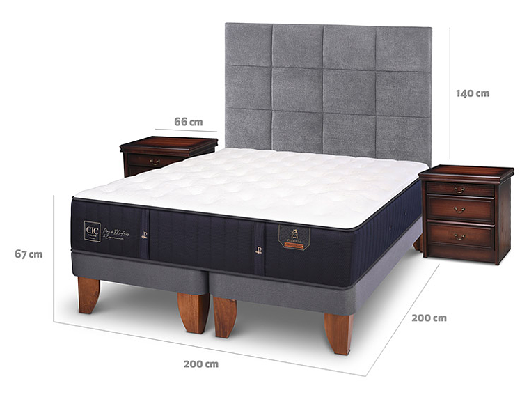 CAMA EUROPEA CIC PREMIUM SUPER KING + SET TAMESIS 3
