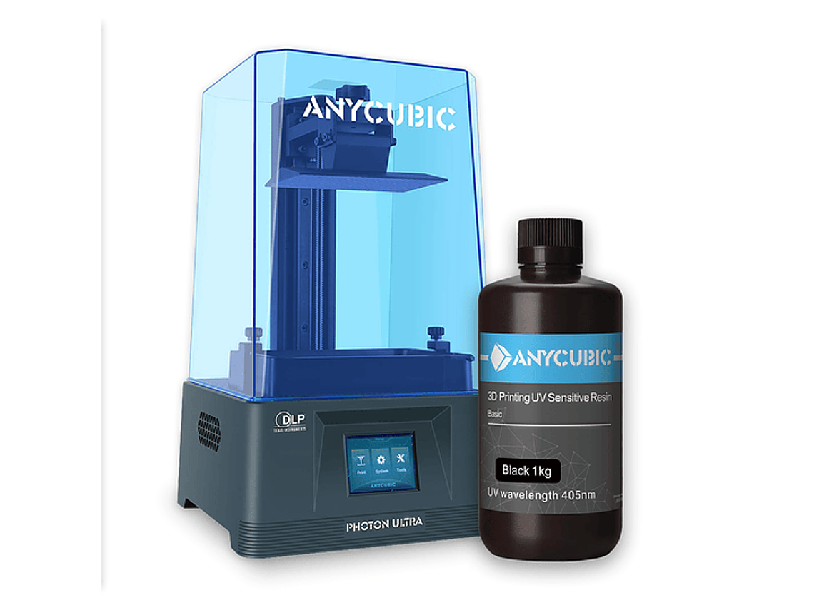 IMPRESORA 3D ANYCUBIC PHOTON ULTRA + RESINA UV CLEAR 1