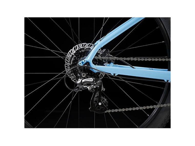 Bicicleta MTB Trek Marlin 5 Gen 2 Celeste Talla S Aro 27.5 (Marco Curvo) 2