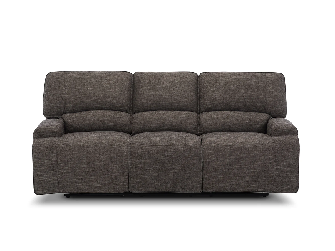 SOFÁ RECLINABLE ROSEN JAGGER 3 CUERPOS TAUPE ELÉCTRICO 2