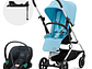 COCHE TRAVEL SYSTEM EEZY S TWIST PLUS SLV B.BLUE + ATON S2 + BASE - Miniatura 1