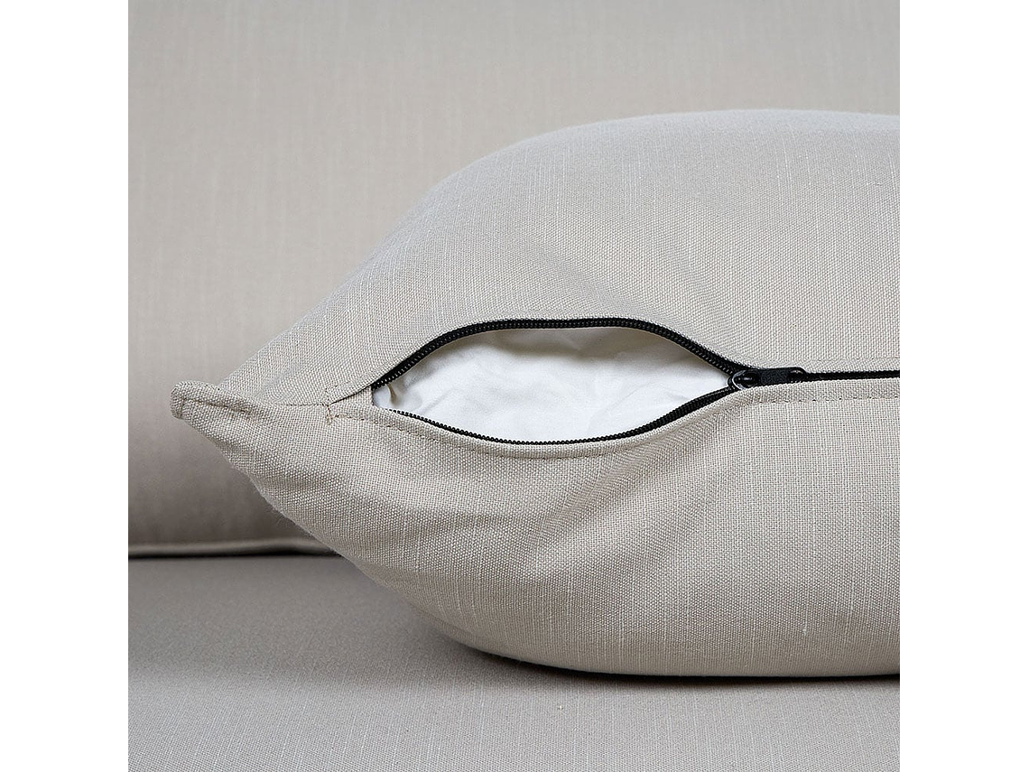 SOFÁ ROSEN 5 CUERPOS BEIGE SECCIONAL ZAGREB IZQUIERDO TELA 8