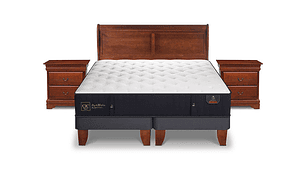 JUEGO DE DORMITORIO CIC CAMA EUROPEA PREMIUM KING + SET MIRO