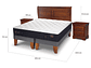 JUEGO DE DORMITORIO CIC CAMA EUROPEA PREMIUM KING + SET MIRO - Miniatura 3