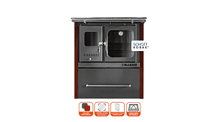 COCINA A LEÑA ALCAZAR EUROPEA M80 BURDEO