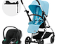 COCHE TRAVEL SYSTEM EEZY S TWIST PLUS SLV B.BLUE + ATON B2 + BASE - Miniatura 1