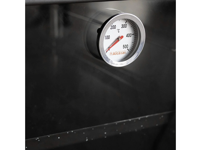 COCINA A LEÑA ALCAZAR EUROPEA M80 GRIS 8