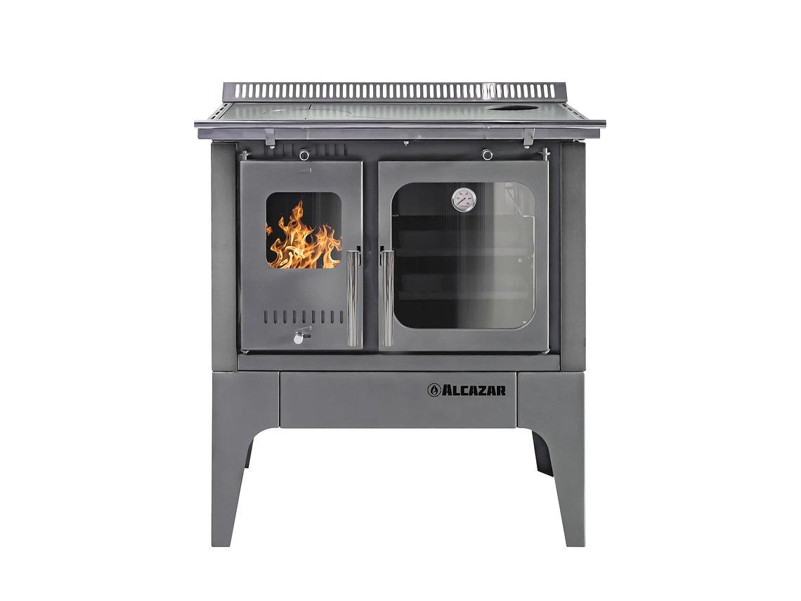  COCINA A LEÑA ALCAZAR S900 GRIS 1