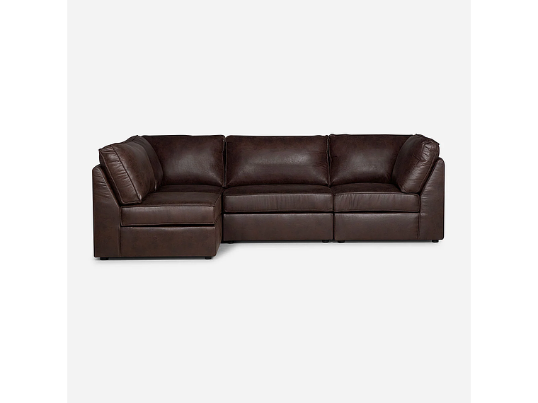 SOFÁ ROSEN CHARLY MARRÓN MODULAR 4 PIEZAS 1