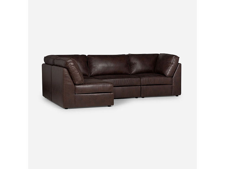 SOFÁ ROSEN CHARLY MARRÓN MODULAR 4 PIEZAS 3