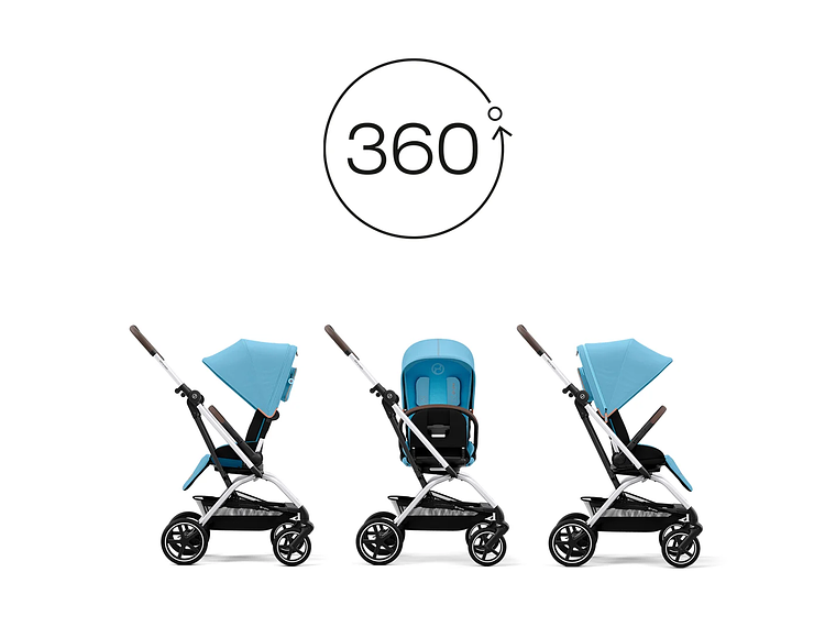 COCHE TRAVEL SYSTEM EEZY S TWIST PLUS SLV B.BLUE + ATON B2 + BASE 5