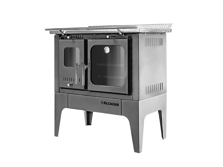  COCINA A LEÑA ALCAZAR S900 GRIS 4