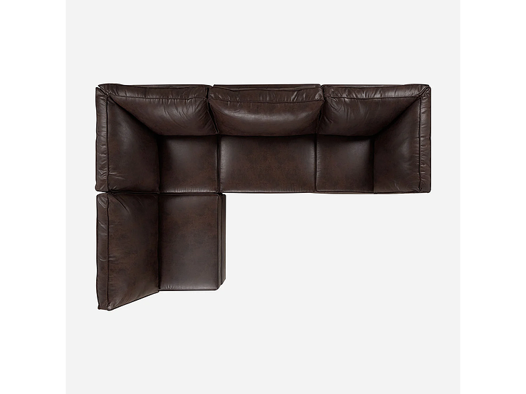 SOFÁ ROSEN CHARLY MARRÓN MODULAR 4 PIEZAS 6