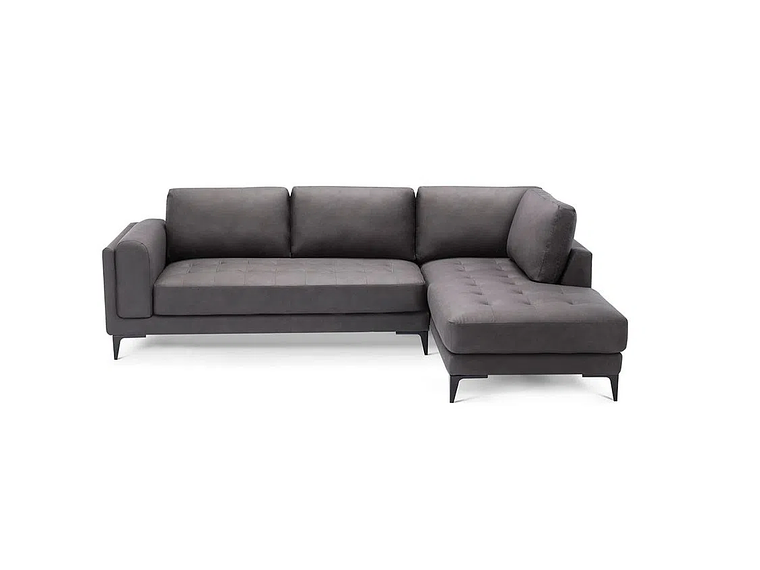 SOFÁ SECCIONAL ROSEN ROXTON DERECHO 2 CUERPOS CARBON CHARCOAL 1