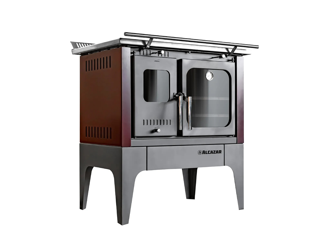 COCINA A LEÑA ALCAZAR EUROPEA S900 BURDEO 3