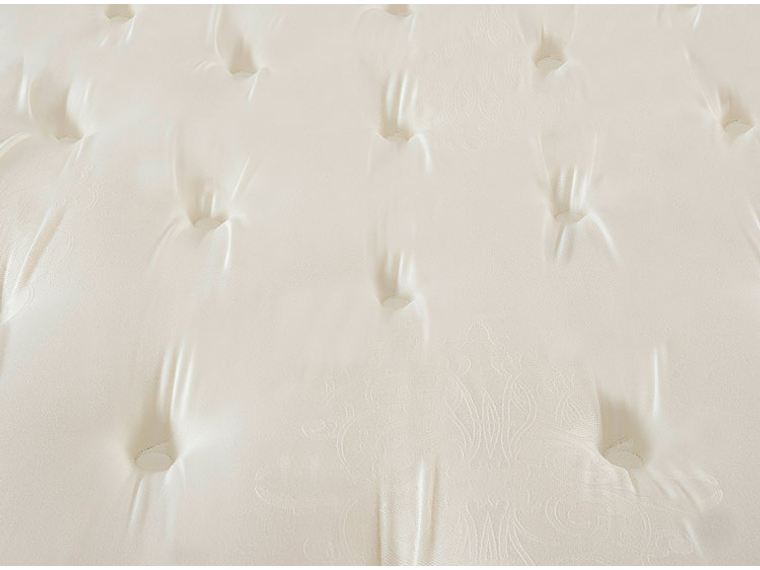 JUEGO DE DORMITORIO FLEX CAMA EUROPEA ETERNITY TOP KING ARENA + RESPALDO TACHAS CRUDO 4