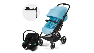 COCHE TRAVEL SYSTEM EEZY S PLUS V3 BLK B.BLUE+ATON S2+BASE