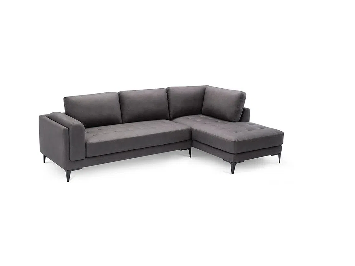 SOFÁ SECCIONAL ROSEN ROXTON DERECHO 2 CUERPOS CARBON CHARCOAL 2