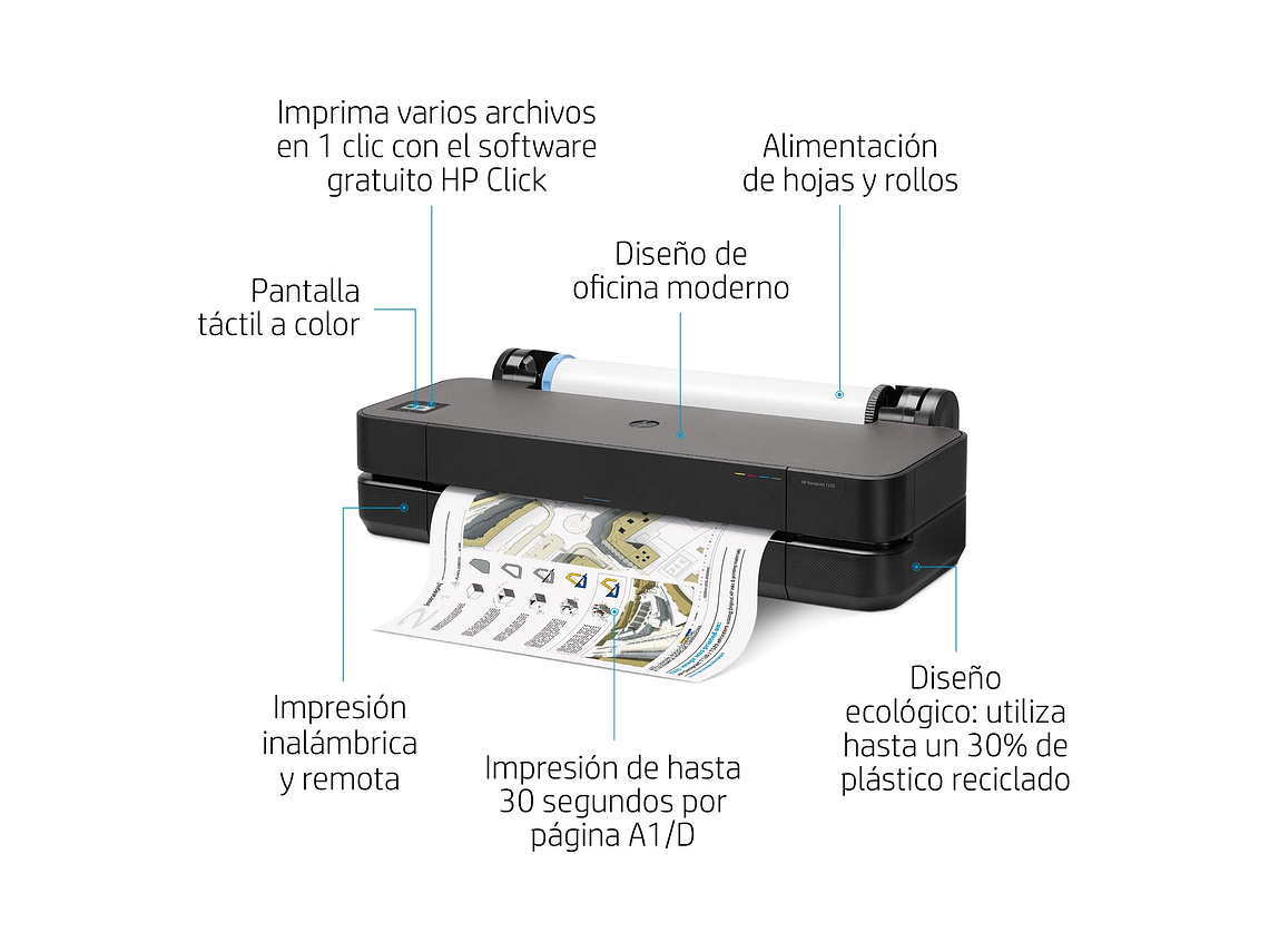 IMPRESORA HP DESIGNJET T250 24-IN PRINTER 2