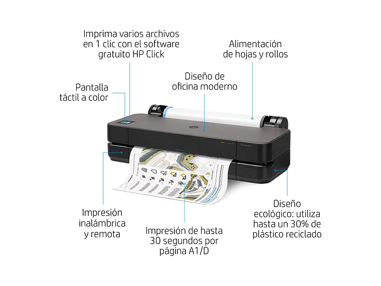 IMPRESORA HP DESIGNJET T250 24-IN PRINTER 2