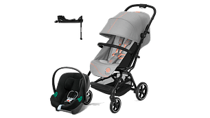 COCHE TRAVEL SYSTEM EEZY S PLUS V3 BLK GREY+ATON B2+BASE