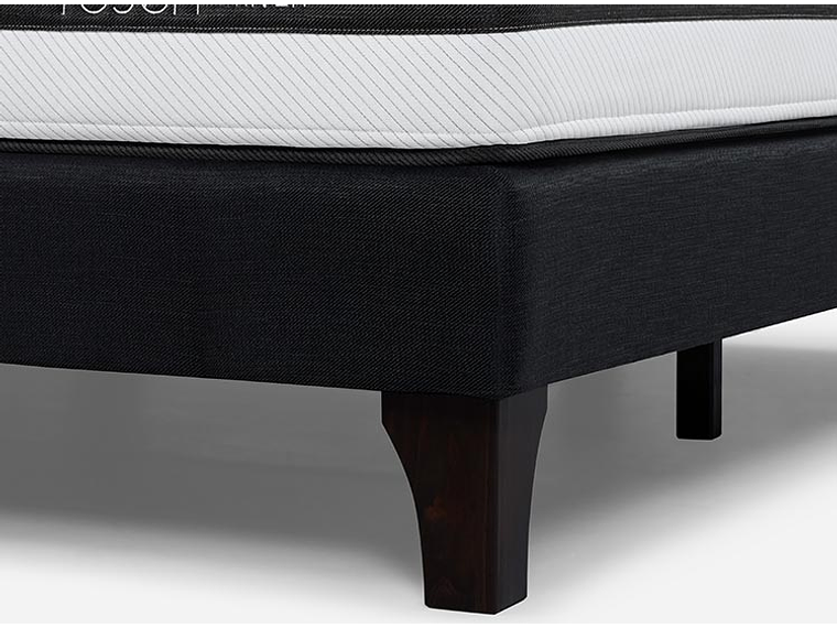 JUEGO DE DORMITORIO ROSEN CAMA EUROPEA DRIVEN KING + MADERAS NOLITA GRAFITO 5