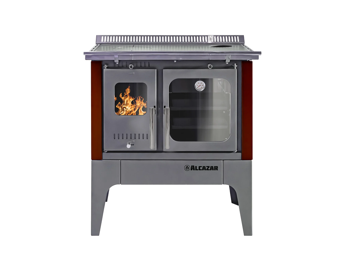COCINA A LEÑA ALCAZAR EUROPEA S800 BURDEO 1