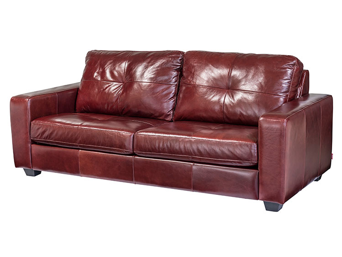 SOFÁ ROSEN VICENZA ZEVIO BL 3 CUERPOS CUERO 3