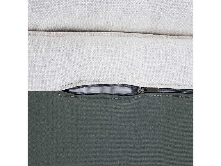 SOFÁ ROSEN 3 CUERPOS / TABLERO TERCIADO MARFIL GABON TELA 8