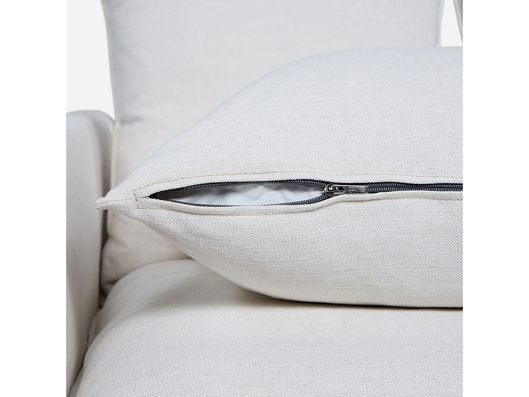 SOFÁ ROSEN 3 CUERPOS / TABLERO TERCIADO MARFIL GABON TELA 9