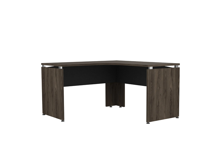 ESCRITORIO FM-004N - NEGRO Y CAFÉ OSCURO 8