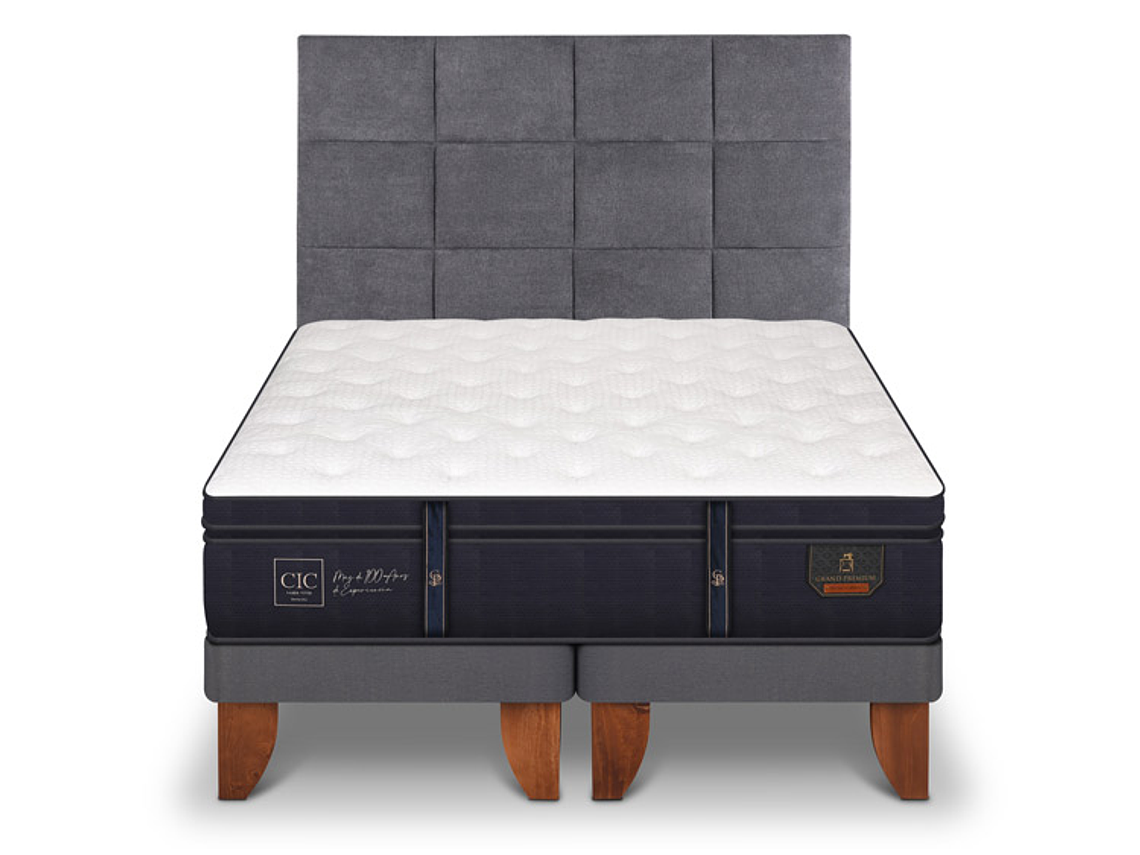 CAMA EUROPEA CIC GRAND PREMIUM SUPER KING + RESPALDO TAMESIS 1