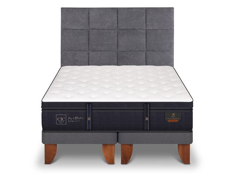 CAMA EUROPEA CIC GRAND PREMIUM SUPER KING + RESPALDO TAMESIS 1
