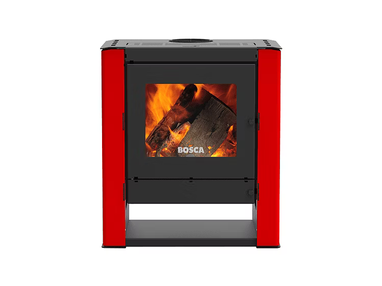 CALEFACTOR BOSCA A LEÑA GOLD 500 ROJO CERT. | BOSCA 4