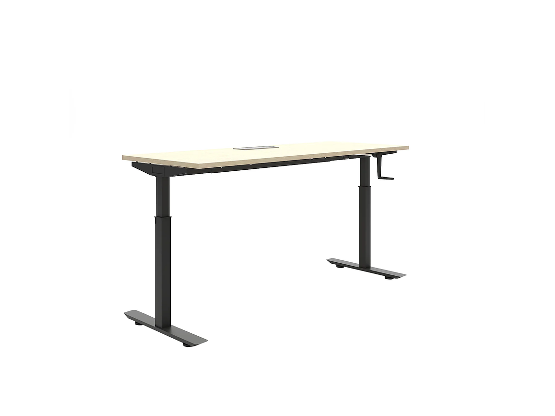 ESCRITORIO NEO AJUSTABLE CON PASACABLES 180X70 6