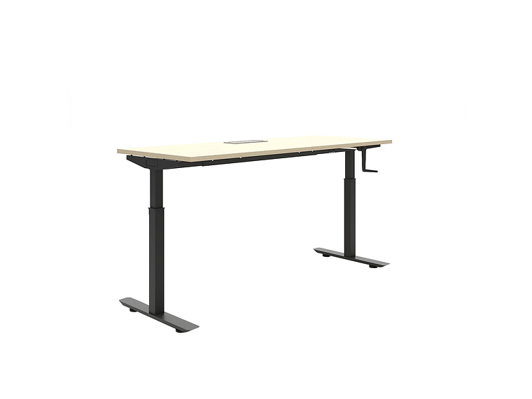 ESCRITORIO NEO AJUSTABLE CON PASACABLES 180X70 6