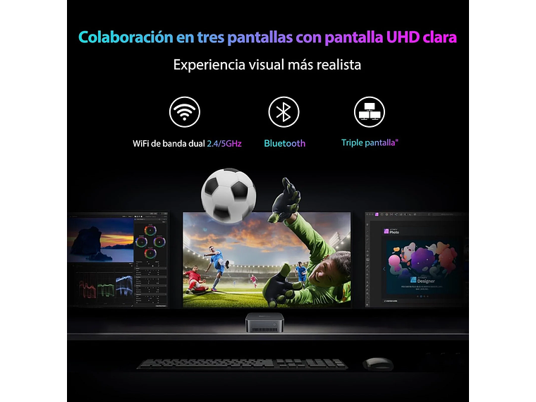 MINI PC BLACKVIEW MP80 INTEL N95 16GB RAM 512GB SSD 4K UHD 8