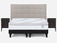 CAMA EUROPEA NEO PLUS KING + MUEBLES ISSEY BEIGE - Miniatura 1