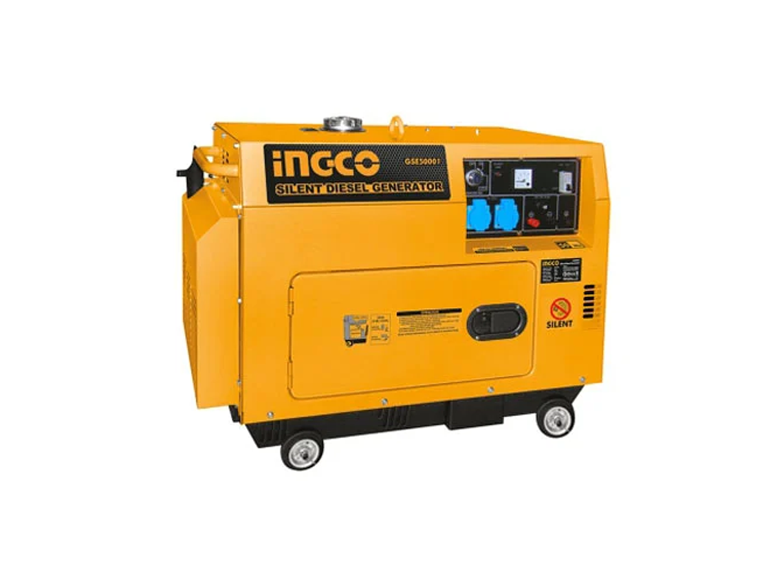 GENERADOR DIESEL SILENCIOSO 5,0KW INGCO GSE50001 1
