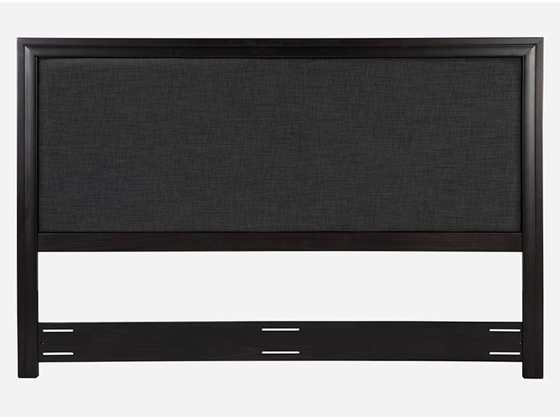 JUEGO DE DORMITORIO ROSEN CAMA EUROPEA DRIVEN SÚPER KING GRAFITO + RESPALDO NOLITA 3