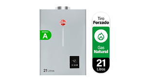 CALEFONT 21 LITROS GAS NATURAL TIRO FORZADO RHEEM