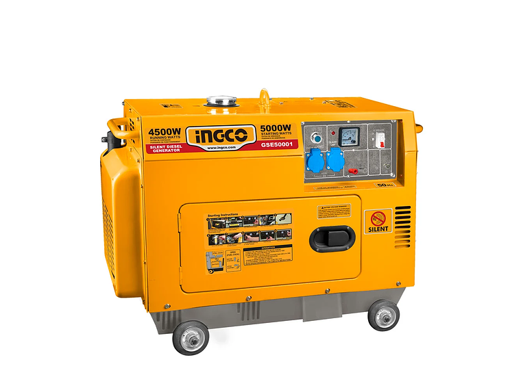 GENERADOR DIESEL SILENCIOSO 5,0KW INGCO GSE50001 3