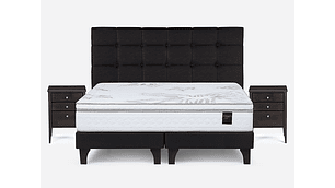 JUEGO DE DORMITORIO ROSEN CAMA EUROPEA ART 4 BD KING + SET ISSEY