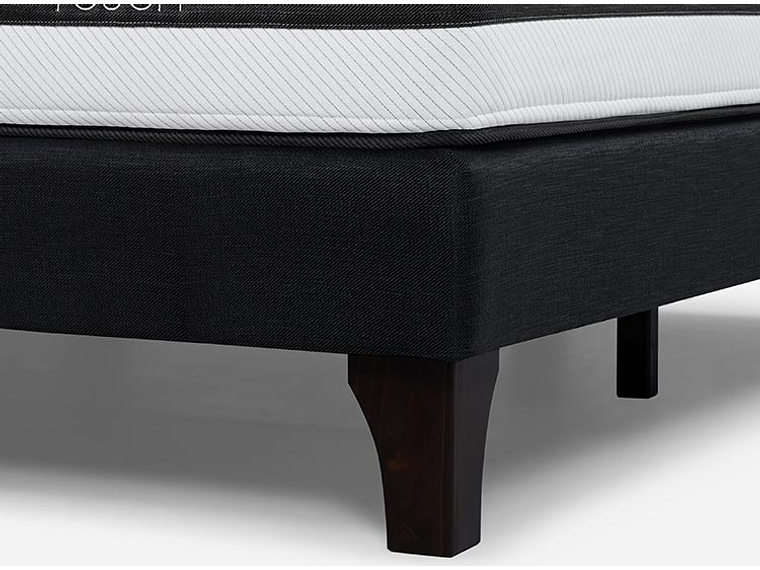 JUEGO DE DORMITORIO ROSEN CAMA EUROPEA DRIVEN SÚPER KING GRAFITO + RESPALDO NOLITA 5