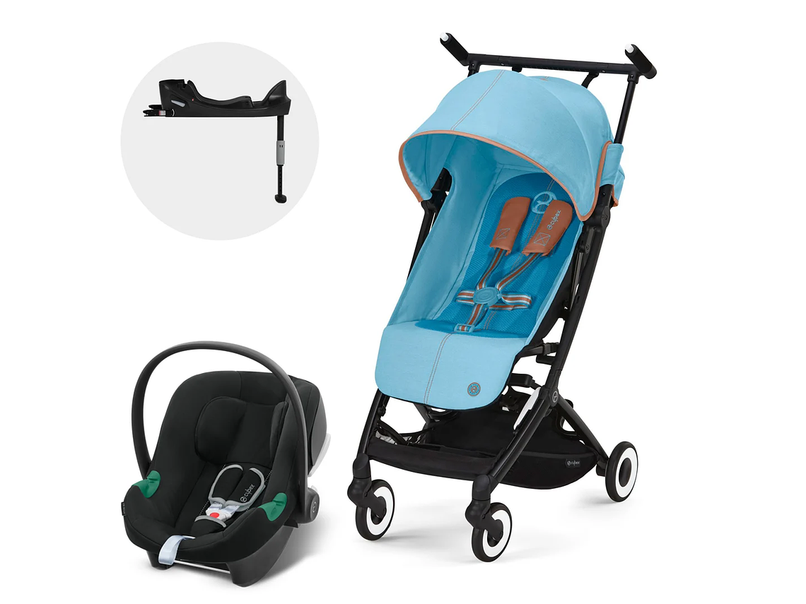 COCHE TRAVEL SYSTEM LIBELLE B.BLUE + ATON B2 + BASE 1